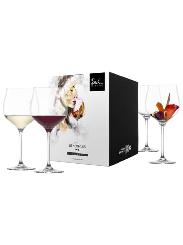Eisch 4er Set Burgundergläser Superior SensisPlus 470 ml in transparent