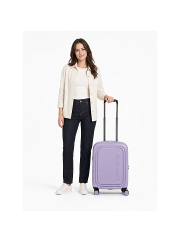 Mandarina Duck Logoduck + 4 Rollen Kabinentrolley S 55 cm in frosty lilac