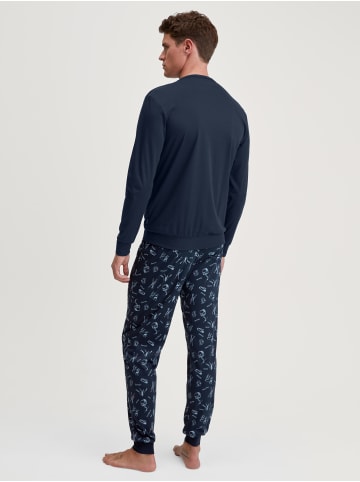 Calida Pyjama in dark sapphire