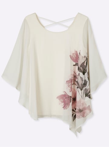 sheego Tunika in champagner-puder-bedruckt