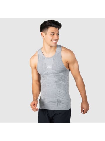 SMILODOX Tank Top Ben in Anthrazit Melange