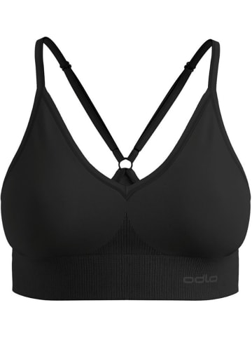 Odlo Sport-BH "Seamless Low - Padded Sport-Bra" in Schwarz