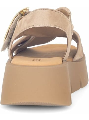 Gabor Plateau Sandalen für Damen in sand