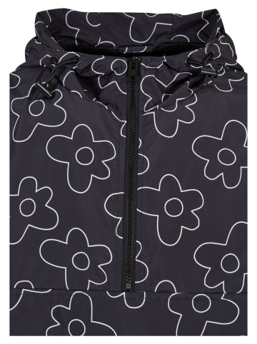 Urban Classics Urban Classics Herren Flower AOP Pull Over Jacket in blackflower
