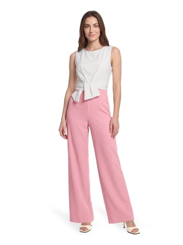 Vera Mont Jumpsuit mit weitem Bein in Rosé/Cream