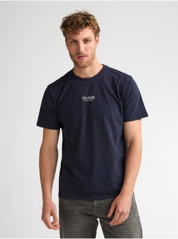 Baumwoll-T-Shirt mit Grafik-Print foster in Blau