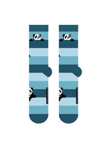 GreenBomb Socks Panda Stripes 2 in Mix