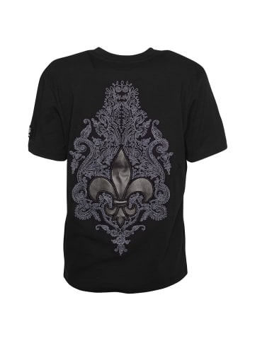 Roberto Geissini Lilie T-Shirt Schwarz Unisex