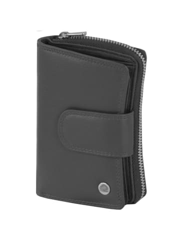 Greenburry Spongy Geldbörse Leder 8,5 cm in black