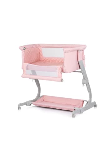 Chipolino Beistellbett Eleganza Matratze in rosa