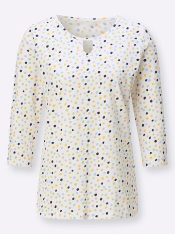 Sieh an! Freizeitshirt in ecru-bedruckt