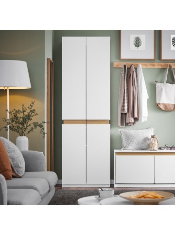 SoBuy Schrank in Reinweiß - (W) 30 x (H) 192 x (L) 61 cm