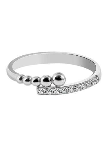Adeliás Damen Ring aus 925 Silber mit Zirkonia in silber