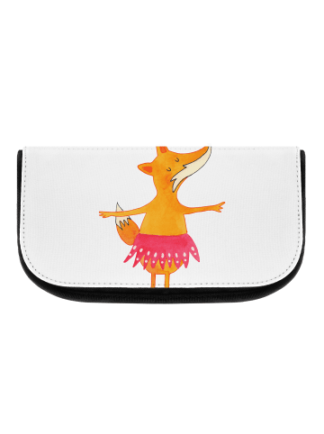 Mr. & Mrs. Panda Kulturbeutel Fuchs Ballerina ohne Spruch in Weiß