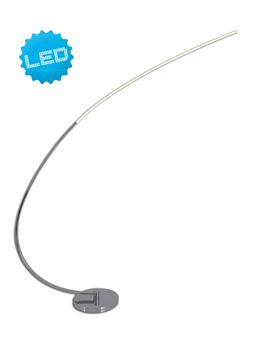 näve LED Stehleuchte "LOOP LINE" in chrome - EEK G