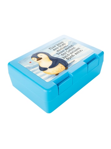 Mr. & Mrs. Panda Bentobox Pinguin Diät Design mit Spruch in Weiß