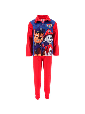 Paw Patrol 2tlg. Outfit: Sweatjacke mit Jogginghose Chase und Marshall in Rot