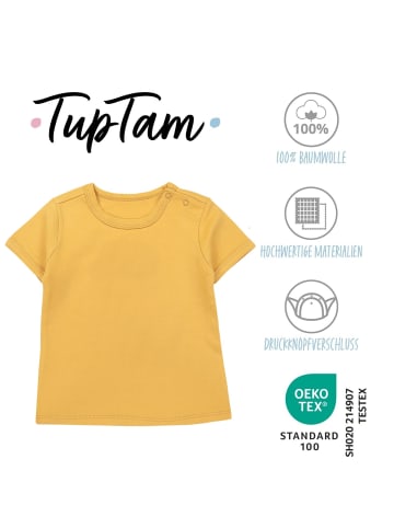 TupTam Baby Kurzarm T-Shirt 5er Set in blau