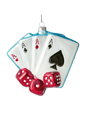 Butlers Baumanhänger HANG ON Kartenspiel in Rot