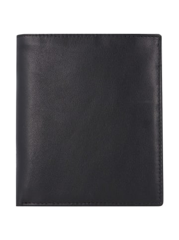 Esquire Frankfurt Geldbörse RFID Schutz Leder 11 cm in schwarz