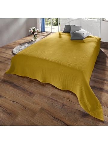 Erwin Müller Baumwolle Sommer-Decke Siena in ocker