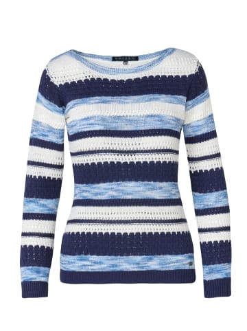 KOROSHI Strickpullover. in blau