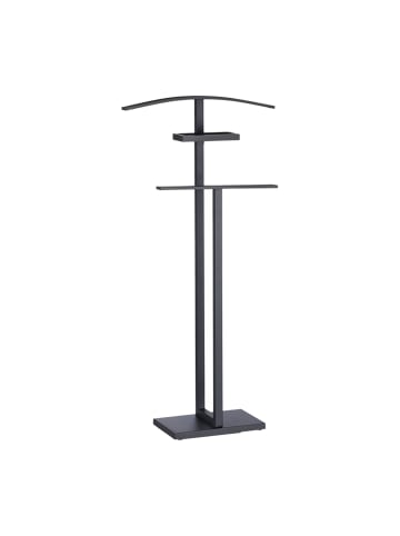 relaxdays Stummer Diener in Schwarz - (B)52,5 x (H)112 x (T)20 cm