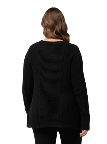 Ulla Popken Pullover in schwarz