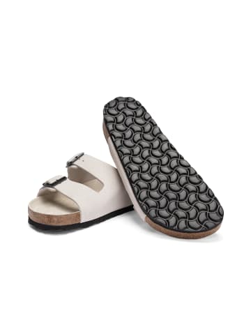 VITAFORM Veloursleder Pantoletten in offwhite