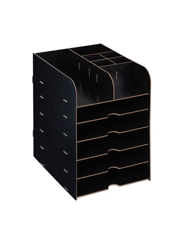 Schreibtisch Organizer in Schwarz