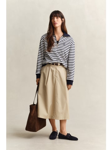 Gant Sweatshirt in marine weiß