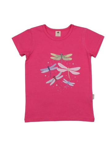 Walkiddy T-Shirt Colorful Dragonflies in Dark Blue