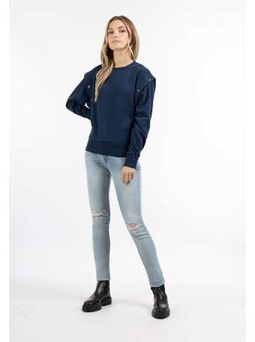 DreiMaster Vintage Damen Sweatpullover in Dunkelmarine