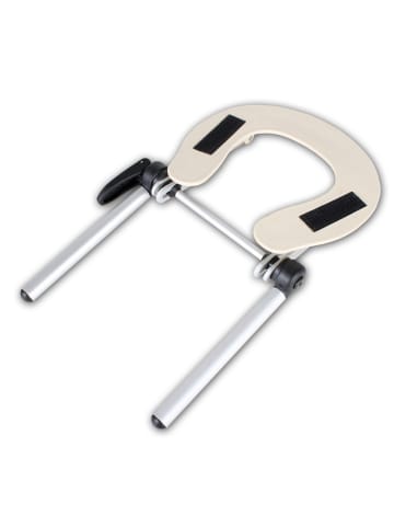 tectake Massageliegen-Kopfstütze aus Aluminium, stufenlos verstellbar