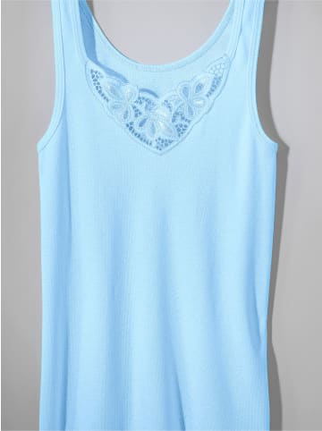 WITT WEIDEN Achselhemd in rosé + bleu + mint