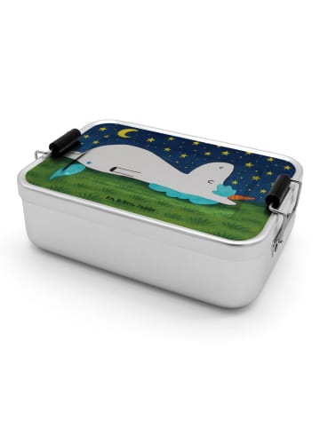 Mr. & Mrs. Panda Bento Box Einhorn Sternenhimmel Design ohne Spruch in Weiß