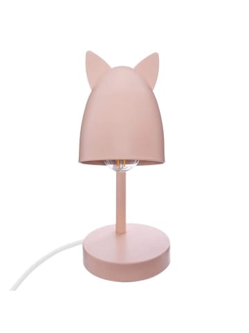 Atmosphera Créateur d'intérieur Schreibtischlampe OREILLES ROSE aus Metall in Rosa, 18 cm