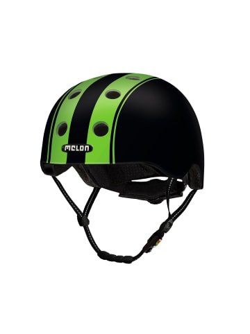 Melon® Helm Double Green Black (matte) in schwarz