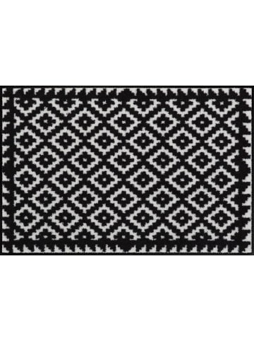 Salonloewe Fußmatte in schwarz/weiß