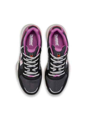 Hummel Schnürsenkel Sneaker All Court Innenbereich Damen in ANTHRACITE/CATTLEYA ORCHID