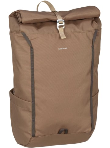 SANDQVIST Rolltop Rucksack Arvid Rolltop Backpack in Brown