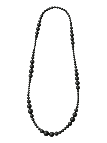 collezione alessandro Lange Kette " Ajala " in schwarz