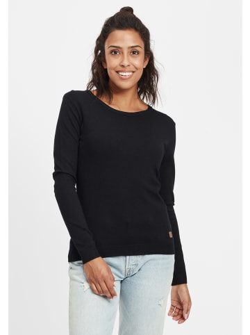 Oxmo Strickpullover OXEdda in Schwarz