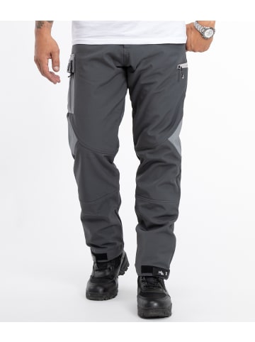 Rock Creek Softshellhose in Dunkelgrau