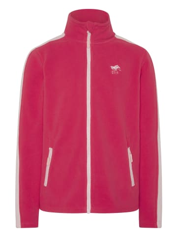 Polo Sylt Fleece-Jacke in Pink