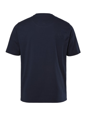 Men Plus Kurzarm T-Shirt in navy blau