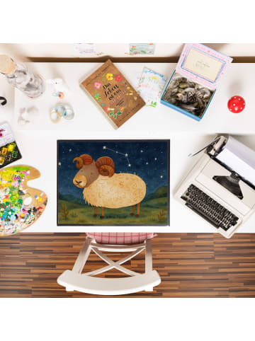 Mr. & Mrs. Panda Schreibunterlage Sternzeichen Widder Design ohn... in Weiß