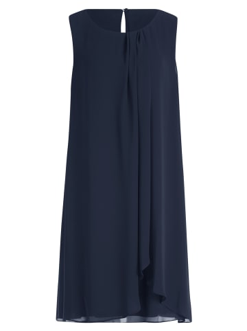 BETTY & CO Chiffonkleid im Layer Look in Navy Blue