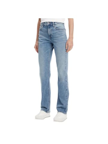 Blau Recycelte Baumwolle Mom-Jeans