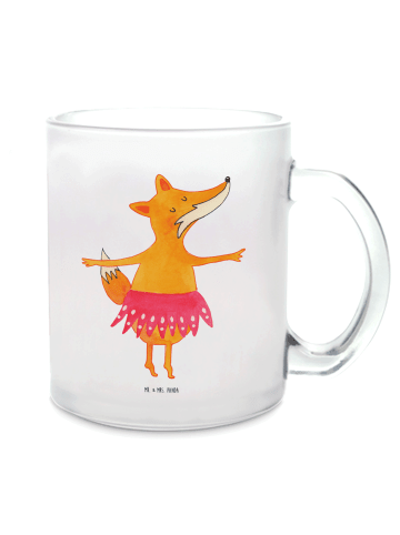Mr. & Mrs. Panda Kaffeetasse Fuchs Ballerina ohne Spruch in Transparent